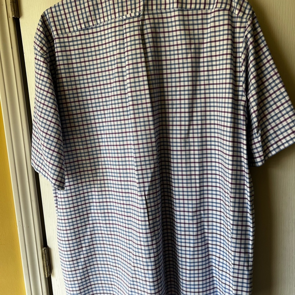 Stafford Men’s Big & Tall Short-Sleeve Shirt - Picture 2 of 2